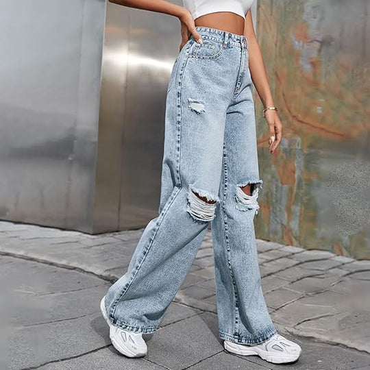 Wide Leg Baggy Jeans