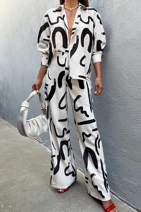 Printed Two-Piece Set