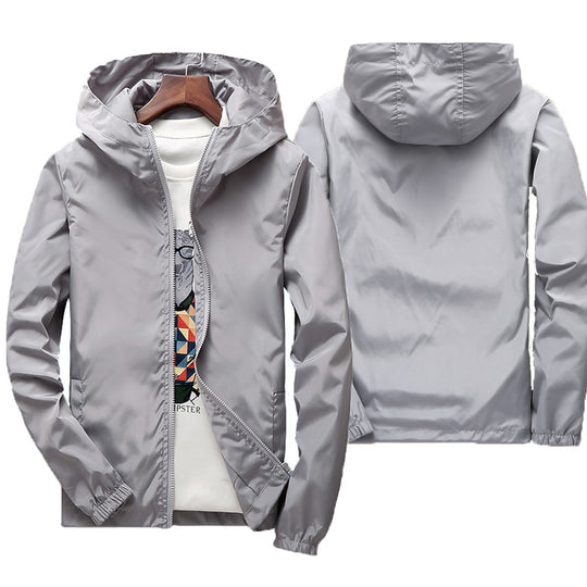 windproof hooded jacket