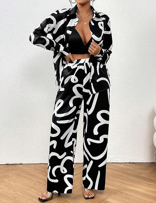 Printed Two-Piece Set