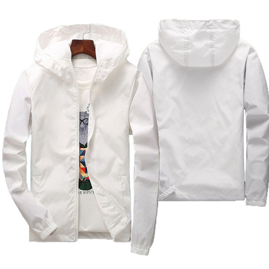 windproof hooded jacket