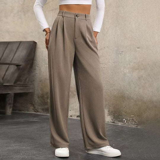 Plaited Suit Pants