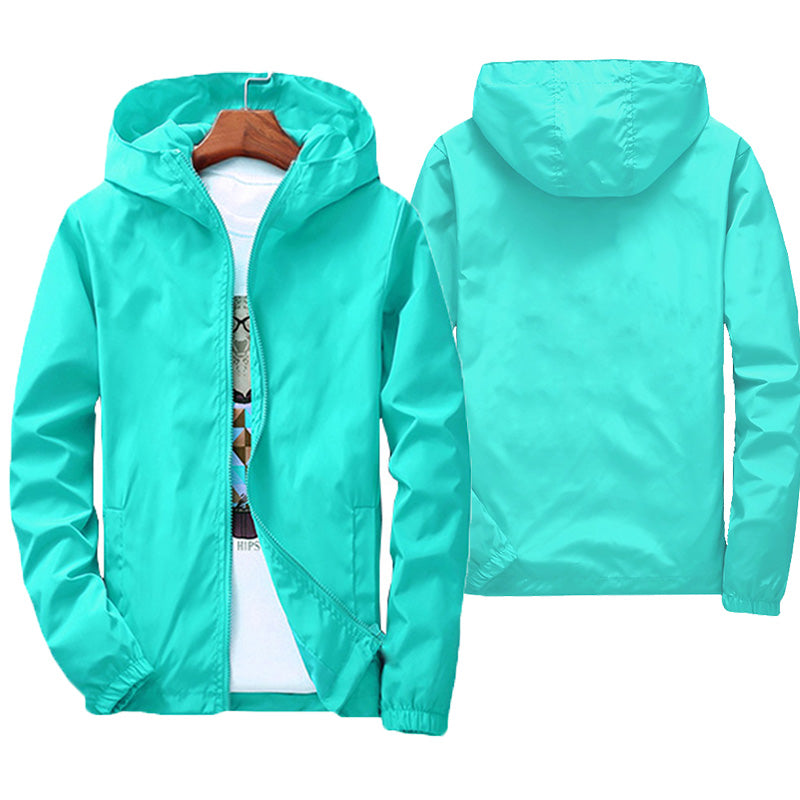 windproof hooded jacket