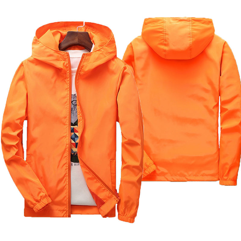 windproof hooded jacket