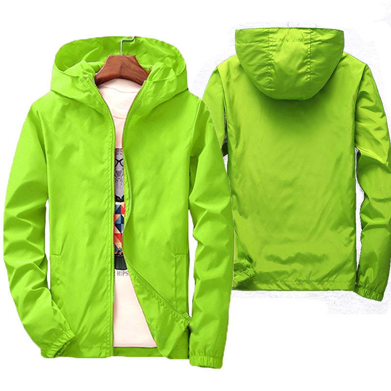 windproof hooded jacket