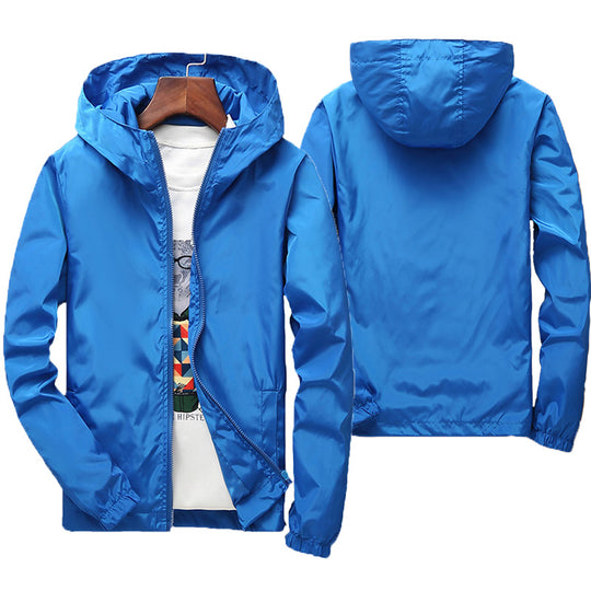 windproof hooded jacket