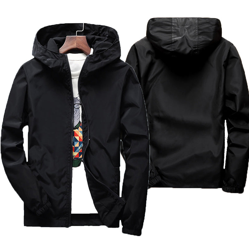 windproof hooded jacket